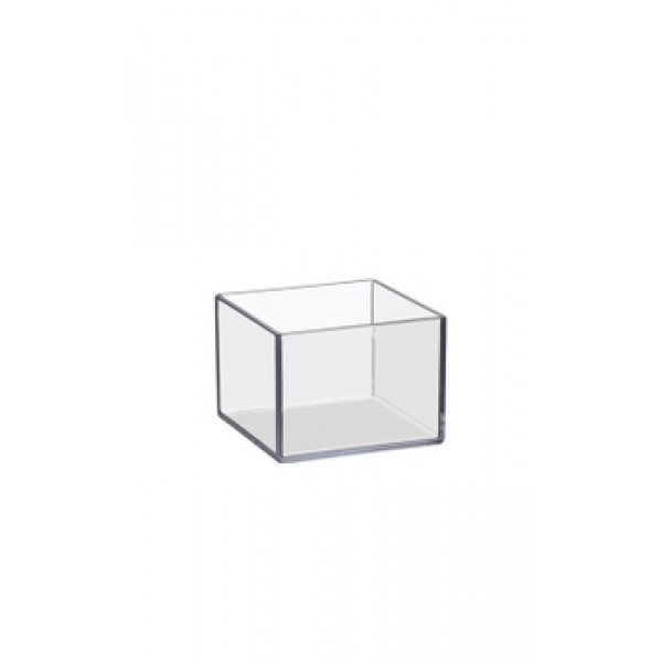 Cubo em forma de gelo transparente