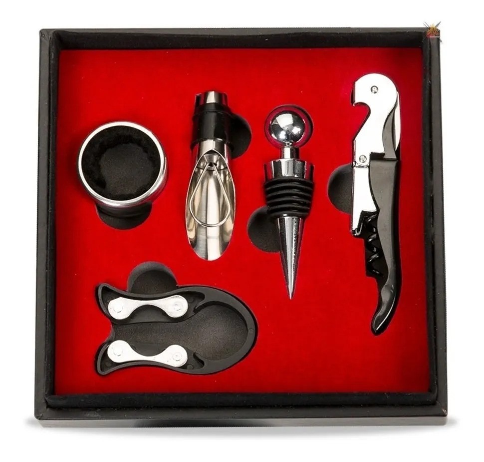 Kit Vinho Couro Sintético